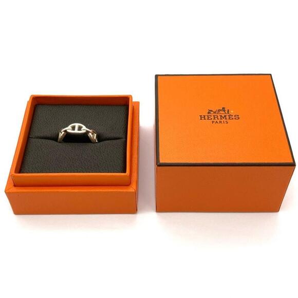 HERMES Silver Ring #52 - Picture 7 of 8